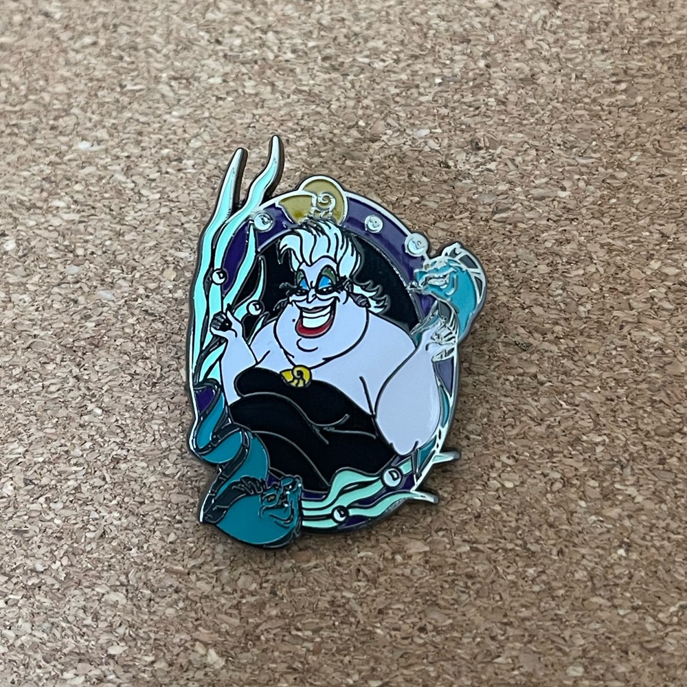 Ursula Loungefly portrait pin
